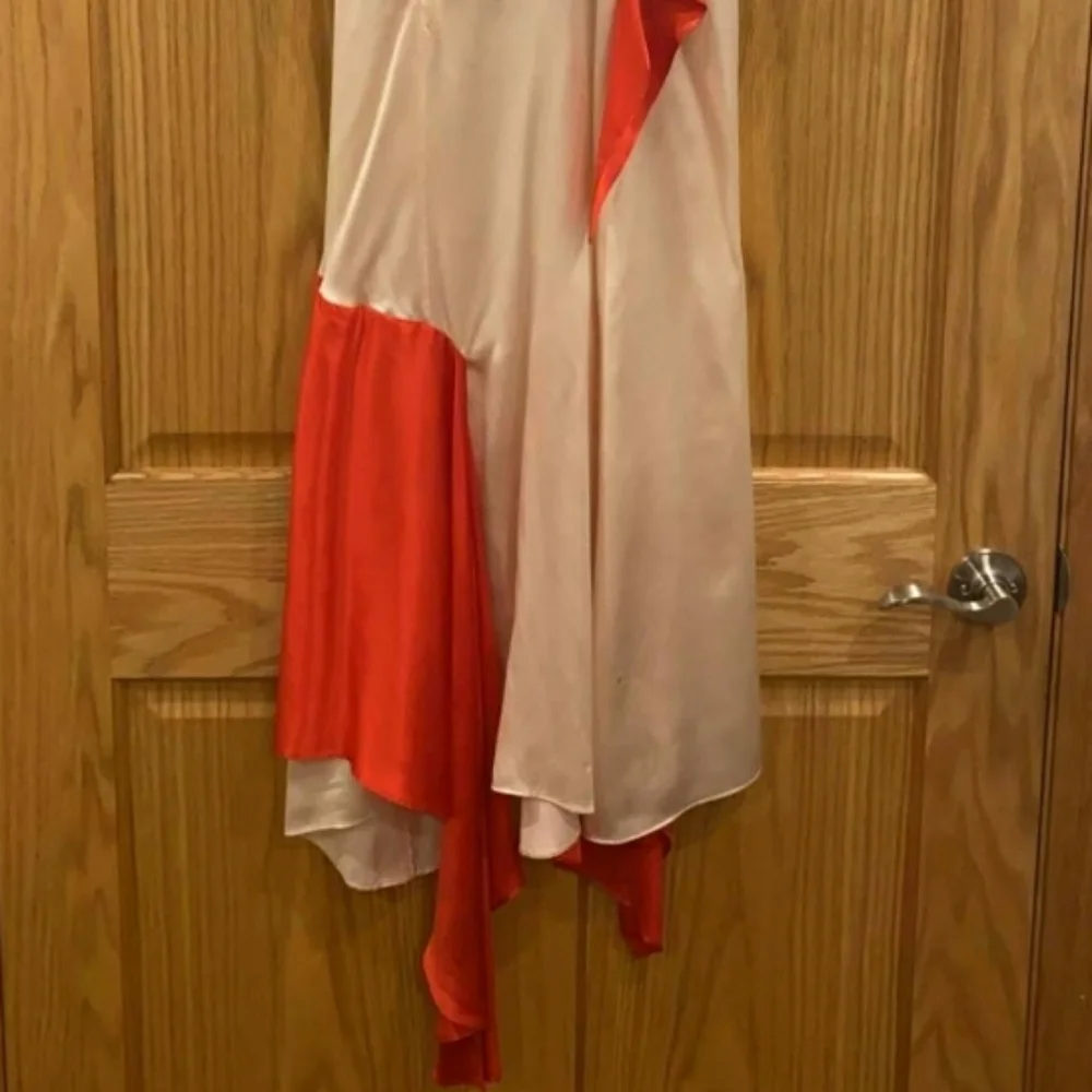 Each x Other Ruffled Assymetric Dress in Red - Picture 13 of 17